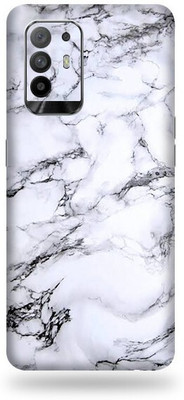 TJ CREATION Oppo F19 Pro Plus 5G Mobile Skin(Ultra Super Marble Skin With High Matte Finish.)