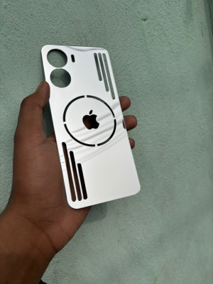TWUAOP VIVO Y56 5G MIRROR BACK PANNEL ACRYLIC SHEET MERO APPLE Mobile Skin(Silver)