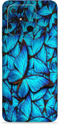 SkinoMania Redmi 10c Mobile Skin(Blue Butterfly)