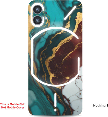 VYBE The Smart Choice Nothing 1 Abstract Embossed Mobile Skin(Brown Sugar 1)
