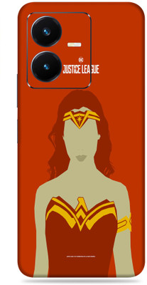 SkinoMania Vivo Y22 Mobile Skin(Multicolor Wonder Women)