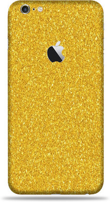Jeeva Creation Apple iPhone 6, Apple iPhone 6 Mobile Skin(Ultra Super Golden Glitter Skin With High Matte Finish.)