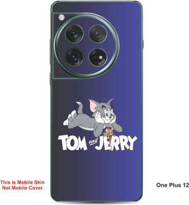 VYBE The Smart Choice One Plus 12 Tom & Jerry Embossed Mobile Skin(Mulled Wine 28)