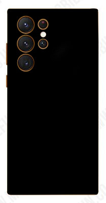 LAMHA Samsung Galaxy S23 Ultra 5G, samsung galaxy s23 ultra 5g Mobile Skin(Ultra Super Black Matte Wrap Sticker With High Matte Finish.)