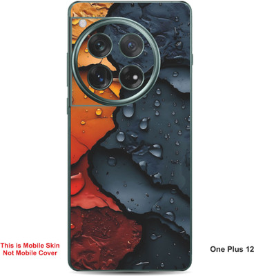 VYBE The Smart Choice One Plus 12 Pattern Embossed Mobile Skin(Light Eggplant A13)