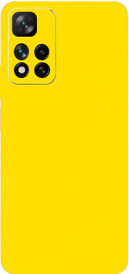 BUGGU Xiaomi 11i Hypercharge 5G Mobile Skin(Ultra Super Yellow Matte Skin With High Matte Finish.)