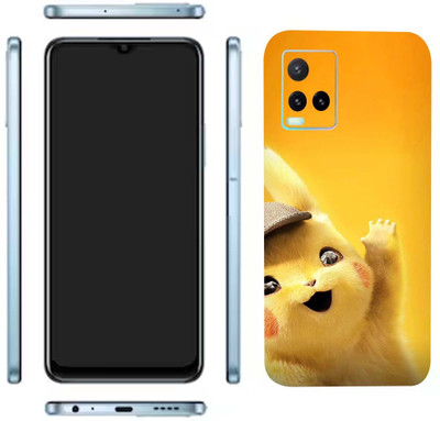 Pochanki Vivo Y33t Mobile Skin(Cute Piku Skin With Glossy Matte Finish.)