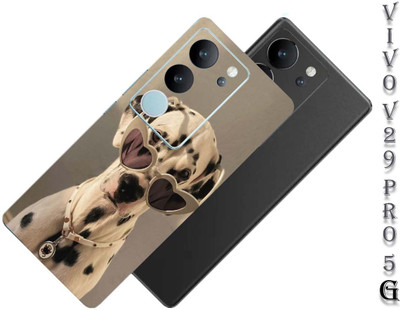 Pochanki Vivo V29 Pro 5G Mobile Skin(Skoobee dog Back Skin Multicolor)