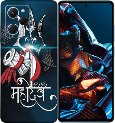 SkinoMania POCO X5 Pro 5G Mobile Skin(Multicolor Damru-Mhadev)