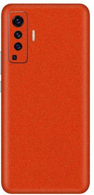 Vcare GadGets Vivo X50 Mobile Skin(Glitter Orange)