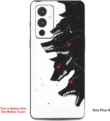 VYBE The Smart Choice One Plus 9 Wolf Embossed Mobile Skin(Ceramic White 25)