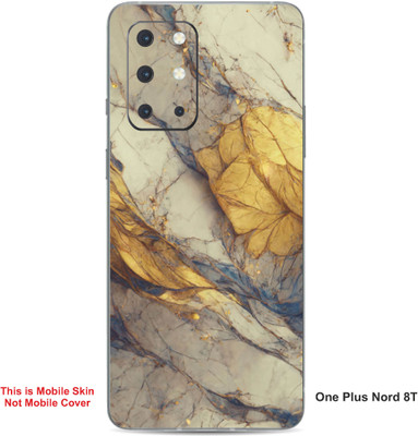 VYBE The Smart Choice One Plus Nord 8T Abstract Embossed Mobile Skin(Vanilla A16)