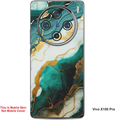 VYBE The Smart Choice Vivo X100 Pro Abstract Embossed Mobile Skin(Sea Turtle Green 19)