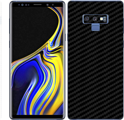 candeal mart Samsung Galaxy Note 9 carbon fiber 3D back skin/ Protective film / Back sticker Mobile Skin(Black)