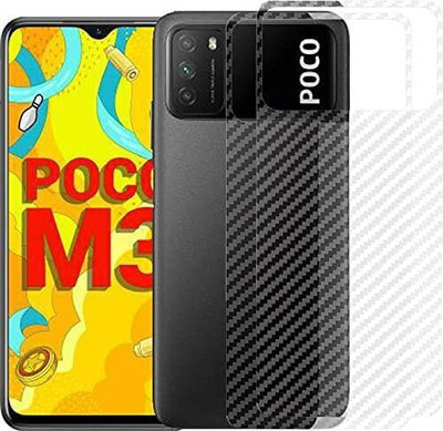 bs power Poco M3 (2 PACK) Mobile Skin(transparent)