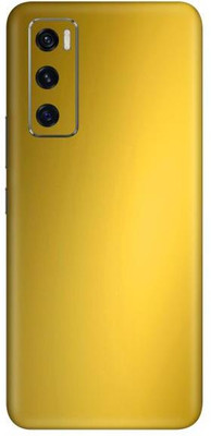 Vcare GadGets Vivo V20 SE Mobile Skin(Metallic Gold Shining)
