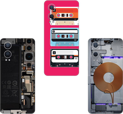 wrap craft REALME 14T 5G COMBO(PACK OF 3)Camera&Back Protector Premium Vinyl Mobile Skin(Multicolor)