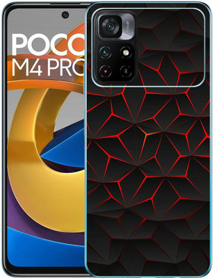 FCS Poco M4 Pro 5G Printed Back skin Mobile Skin(Dark Wall Skin)