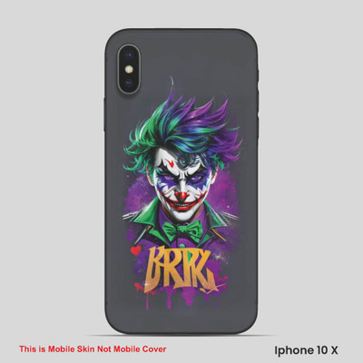 VYBE The Smart Choice iPhone 10X Horror Mobile Skin(Mid Green 3)