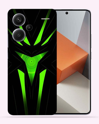 WeCre8 Skin's WeCre8 Skin's Redmi Note 13 Pro+ 5G Mobile Skin(Black Green Abstract)