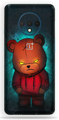 AsSkin Oneplus 7T Mobile Skin(Angry Bear Mobile Skin WIth High Matte Finish)