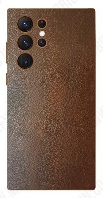 AsSkin Samsung Galaxy S23 Ultra 5g, samsung s23 ultra 5g, Samsung Galaxy Mobile Skin(Ultra Super Brown Leather Skin With High Matte Finish.)