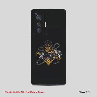 VYBE The Smart Choice Vivo X70 Broken gamer Mobile Skin Mobile Skin(Metallic Bronze A7)