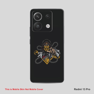 VYBE The Smart Choice Redmi 13 Broken gamer Mobile Skin Mobile Skin(Metallic Bronze A18)