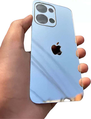 MOKPLZ Oppo Reno13 5G SILVER MIRROR BACK PANNEL ACRYLIC SHEET Mobile Skin(Silver)