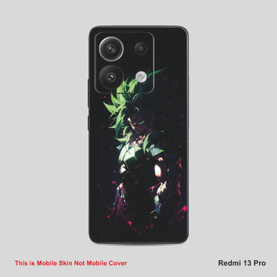 VYBE The Smart Choice Redmi 13 Goku Mobile Skin Mobile Skin(Olive Green A18)