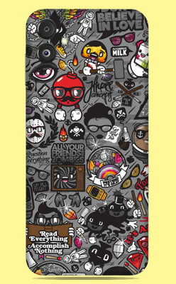 SkinoMania Samsung Galaxy F14 5G Mobile Skin(Multicolor Zombie-Graffiti)