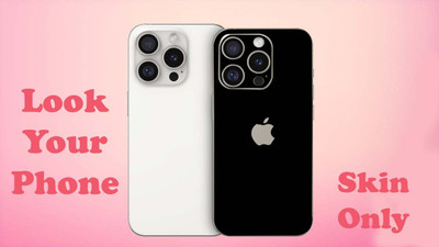 BugguSkin IPHONE 16 PRO MAX Mobile Skin(Black)