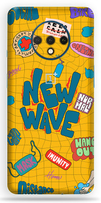 AsSkin Oneplus 7T Mobile Skin(New Wave Back Skin With High Matte Finish)