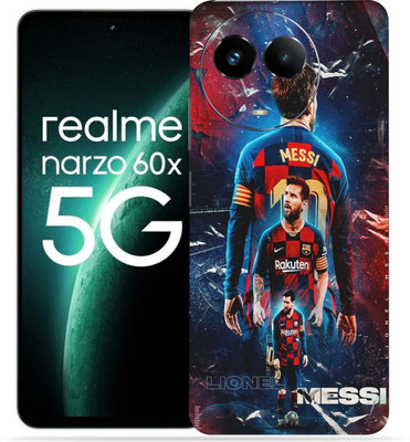 OggyBaba Realme Narzo 60X 5g Mobile Skin(Messi Poster Art)