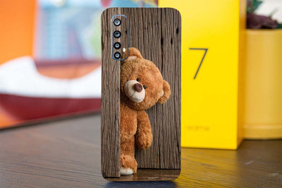 AsSkin Realme 7 Mobile Skin(Happy Teddy Skin With HIgh Matte Finish)