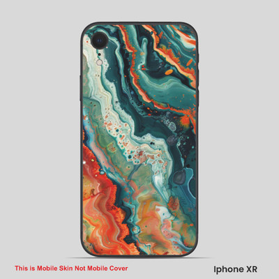VYBE The Smart Choice iPhone XR ART Mobile Skin(Multi color SKI B36)