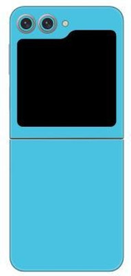 Vcare GadGets Galaxy Z Flip6 (5G) Mobile Skin(Blue Satin)