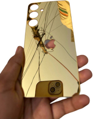 TWUAOP SAMSUNG GALAXY S24 FE 5G BACK PANNEL ACRYLIC Mobile Skin(Gold)