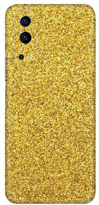 Vcare GadGets Glitter Gold vivo i QOO Z3 5G Mobile Skin(Glitter Gold)
