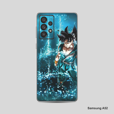 VYBE The Smart Choice Samsung A52 Goku Mobile Skin Mobile Skin(Dark Slate Blue)