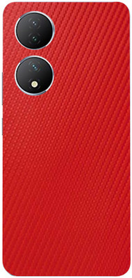 LAMHA Vivo Y100 5G, vivo y100 5g, Vivo Mobile Skin(Ultra Super Red Carbon Fiber Wrap Sticker With High Matte Finish.)