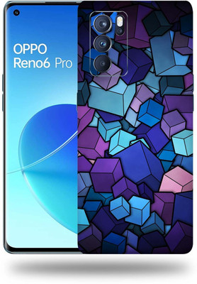 Mclaxa Oppo Reno 6 Pro Mobile Skin(Cubes Vector)