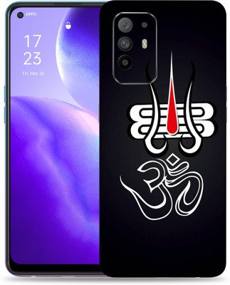 Skinex Oppo Reno 5Z 5g Mobile Skin(Black Wrap With Full Cut)