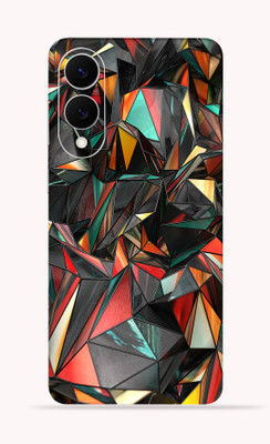 Gizmo Wraps Samsung S25 edge 5g Mobile Skin(Polygon Red)