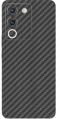 Vcare GadGets Vivo Y200 5G Mobile Skin(Fiber Carbon Gun Metal)