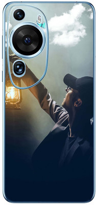 FCS Huawei P60 Art Printed Back skin Mobile Skin(Man With Lamp)