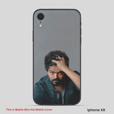 VYBE The Smart Choice iPhone XR Vijay Thalapathy Mobile Skin(Natural Grey 5)