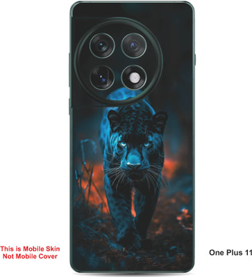 VYBE The Smart Choice One Plus 11 Black Panther Mobile Skin(Bluish Cyan 32)
