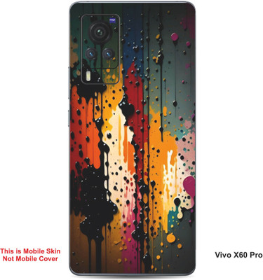 VYBE The Smart Choice Vivo X60 Pro Art Embossed Mobile Skin(Storm Dust 11)