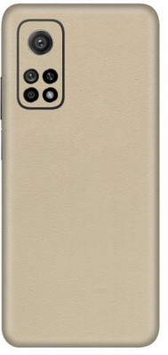 Vcare GadGets Mi 10 T 5G Mobile Skin(Cream Leather)